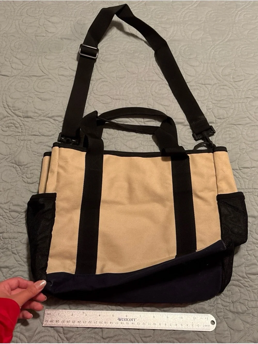 MikiHouse vintage Canvas Messenger Bag